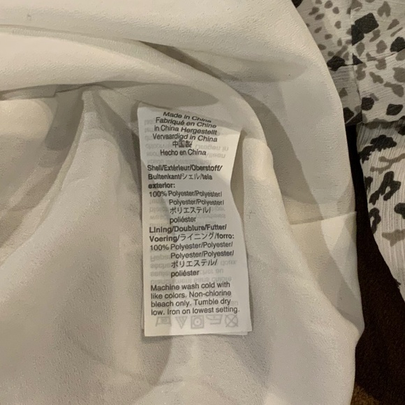 JCrew Black White L Dress Snakeskin Print - Picture 6 of 9